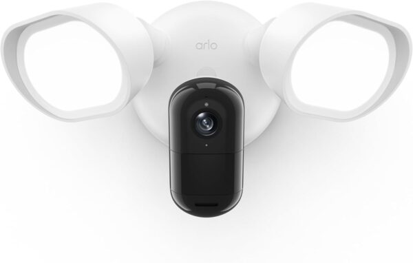 Arlo Wired Floodlight Camera | Home Security Camera with 2K Video and HDR | 2000 Lumens | Integrated Siren, Weather-Resistant, Color Night Vision, 160º...