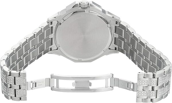 Bulova Men's Crystal Octava Chronograph Quartz Watch, Pave Crystal Dial - Image 3