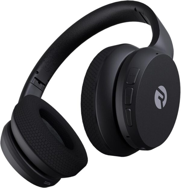 Raycon Fitness Headphones - Wireless Over-Ear-Headphones with 45 Hours of Battery, Active Noise Cancellation, Awareness Mode, 3 Quick Swap Ear Cushions, IPX4 Water Resistance (Black) - Image 7