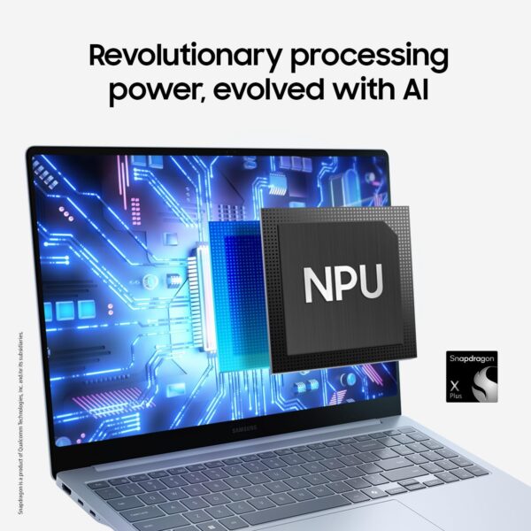 SAMSUNG 15” Galaxy AI Book4 Edge PC Laptop Computer, Snapdragon X Plus Processor, Live Captions, FHD LED Anti-Glare Display, Long-Lasting Battery, 2024 Version, NP750XQA-KB2US - Image 9