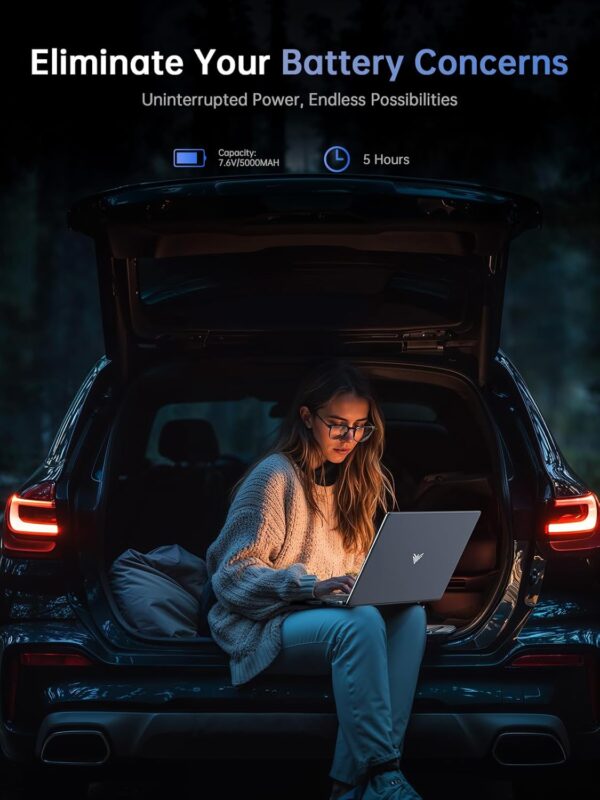 Laptop, Laptop Computer with Intel N97 Processor(Up to 3.6GHz), 16GB DDR4 512GB SSD Windows 11 Laptop for Home Business and Student, 1080P, USB3.2,Long Battery Life - Image 5