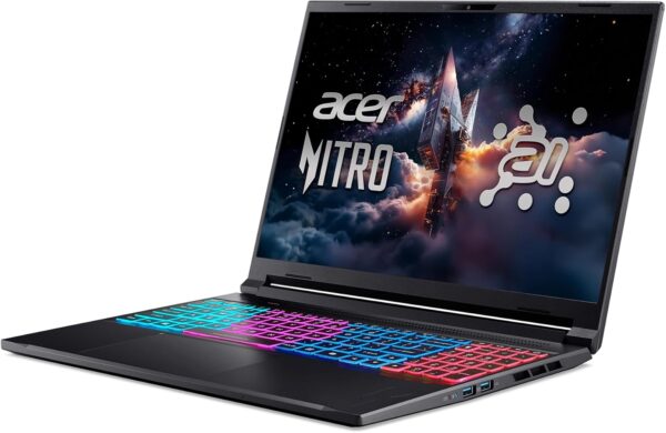 Acer Nitro V 16S AI Gaming Laptop | AMD Ryzen 7 260 Processor | NVIDIA GeForce RTX 5060 Laptop GPU (572 AI Tops) | 16" WUXGA IPS 180Hz Display | 32GB DDR5 | 1TB Gen 4 SSD | Wi-Fi 6 | ANV16S-41-R2AJ - Image 9