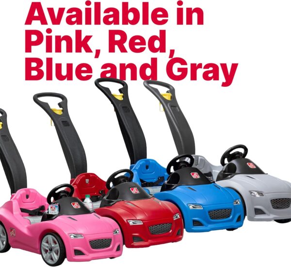 Step2 Whisper Ride Cruiser Red Kids Push Car - Image 2