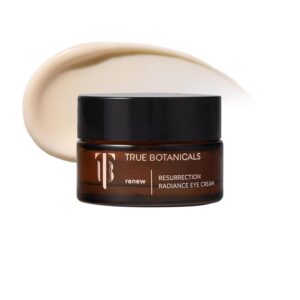 True Botanicals Resurrection Radiance Brightening Eye Cream | Reduces Appearance of Dark Circles, Fine Lines, Wrinkles & Puffiness | Dermatologist Tested, All Natural, Vegan| 0.5 oz | 15 ml