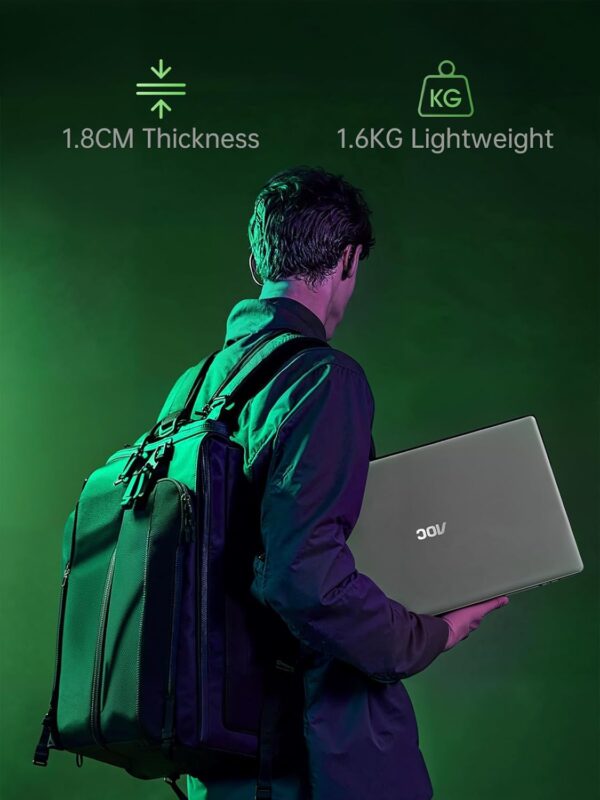 2025 AMD Laptop Computer with Ryzen 7 5700U (8C/16T, Up to 4.3GHz) Ryzen Laptop With Radeon RX Vega 8 Graphics Laptop 16GB RAM 512GB NVMe SSD, Win 11, 16.1 FHD Display, WiFi 6,53Wh Battery,HDMI,Webcam - Image 2