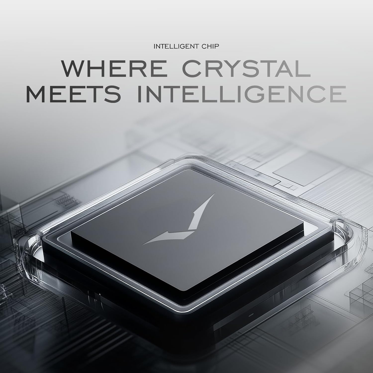 VERTU META Ring Transparent Crystal Glass Smart Ring, Unique Handcrafted Design, Wearable Art, Sleep Heart Rate Activity Monitor, No Subscription Long Battery Android iOS Compatible(V Purple,Size 9) - Image 5