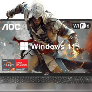 2025 AMD Laptop Computer with Ryzen 7 5700U (8C/16T, Up to 4.3GHz) Ryzen Laptop With Radeon RX Vega 8 Graphics Laptop 16GB RAM 512GB NVMe SSD, Win 11, 16.1 FHD Display, WiFi 6,53Wh Battery,HDMI,Webcam