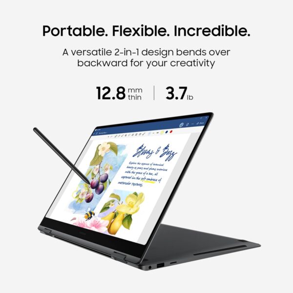 Samsung 16” Galaxy Book5 Pro 360 Copilot+ PC, AI Computer, Intel Core 7 Ultra Processor, 3K AMOLED (2880x1800) Touchscreen, S Pen,120Hz, Dolby Atmos, Student Laptop, Lightweight, All-Day Battery Life - Image 10