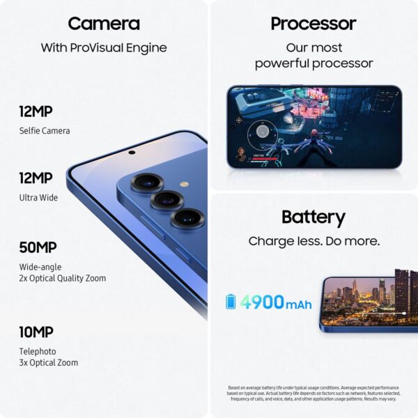 Samsung Galaxy S25+ Cell Phone, 512GB Smartphone, Unlocked Android, AI Night Mode Camera, Snapdragon 8 Elite Fast Processor, ProScaler Display, 4900mAh Battery, 2025, US 1 Yr Warranty, Icyblue - Image 6