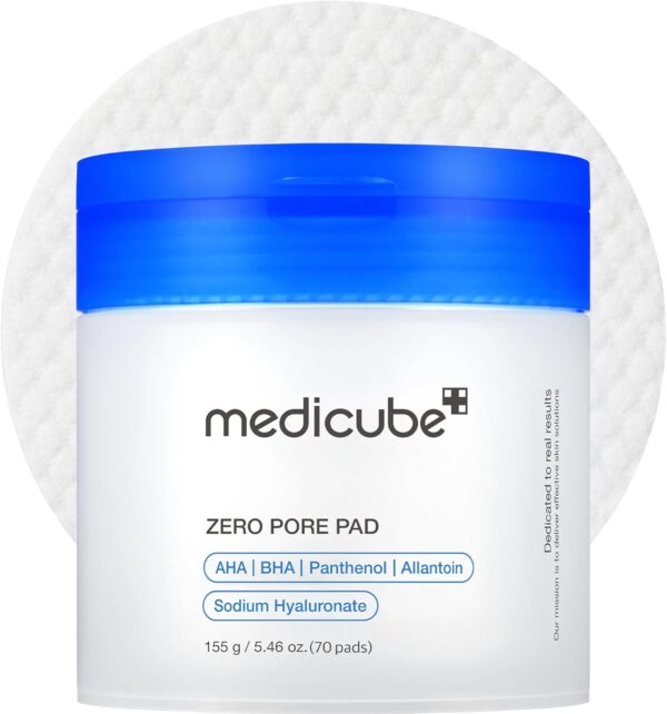 Medicube Zero Pore Pads 2.0, Dual-Textured Facial Toner Pads for Exfoliation and Pore Care with 4.5% AHA Lactic Acid & 0.45% BHA Salicylic Acid, Ideal... - Image 7