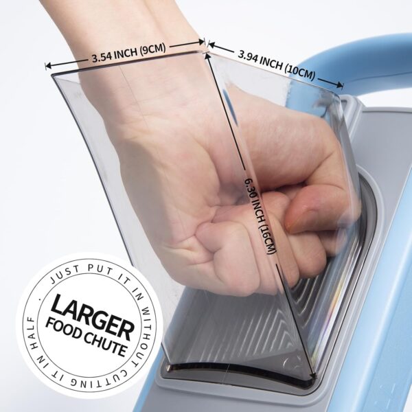 Safer Mandoline Food Slicer, Thickness Adjustable Vegetable Chopper, Onion Chopper Potato Slicer Tomato Cutter Dicer, Multifunctional Kithcen Food Fruit Chopper - Image 6