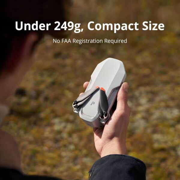 Potensic Atom 2 Drone with Camera for Adults 4K Video, 8K Photo, Under 249g, 3-Axis Gimbal, 10KM Transmission, AI Track, Vertical Shooting, AI Night Shot, QuickShots, Fly More Combo (96-Min Flight) - Image 8