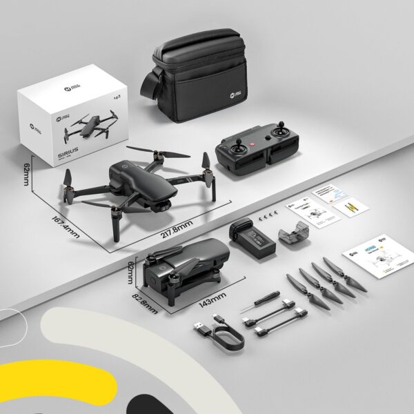 Holy Stone HS900 Drone with Camera for Adults, 3-Axis Gimbal, 8K Photo, 4K/30FPS Video, 20000Ft Transmission, AI Follow Me, Visual Tracking, Smart Return, QuickShots, Beginner-Friendly - Image 2
