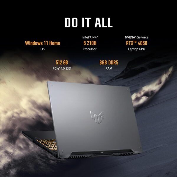 ASUS TUF Gaming F16 (2024) Gaming Laptop, 16” FHD+ 144Hz IPS-Level 16:10 Display, Intel® Core™ 5 210H Processor, NVIDIA® GeForce RTX™ 4050, 8GB DDR5, 512GB PCIe Gen4 SSD, Wi-Fi 6, Windows 11 Home - Image 11