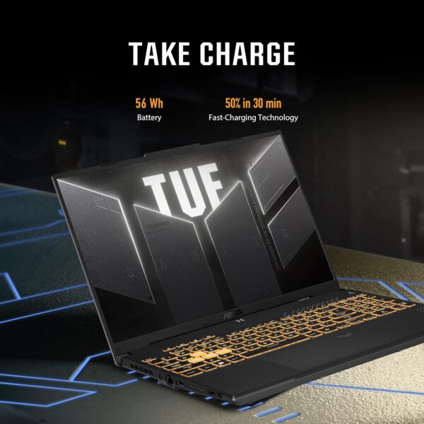 ASUS TUF Gaming F16 (2024) Gaming Laptop, 16” FHD+ 144Hz IPS-Level 16:10 Display, Intel® Core™ 5 210H Processor, NVIDIA® GeForce RTX™ 4050, 8GB DDR5, 512GB PCIe Gen4 SSD, Wi-Fi 6, Windows 11 Home - Image 6