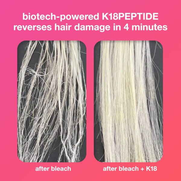 K18 Leave-In Molecular Hair Mask, Repairs Dry or Damaged Hair, Reverse Hair Damage from Bleach, Color, Chemical Services & Heat - Image 5