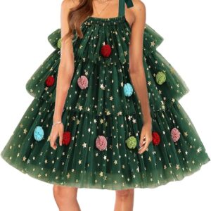 Women Christmas Tree Dress